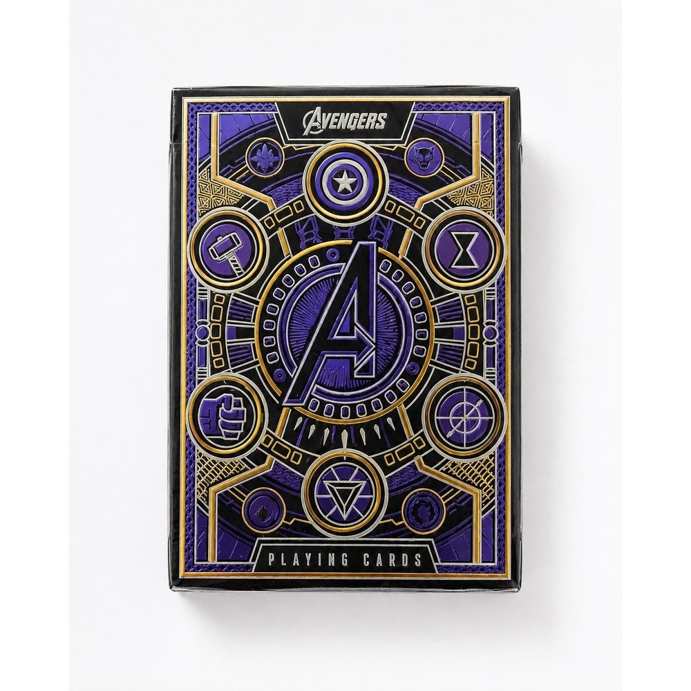 Marvel Avengers Infinity Saga Theory11 Premium Playing Cards Sealed Purple USA